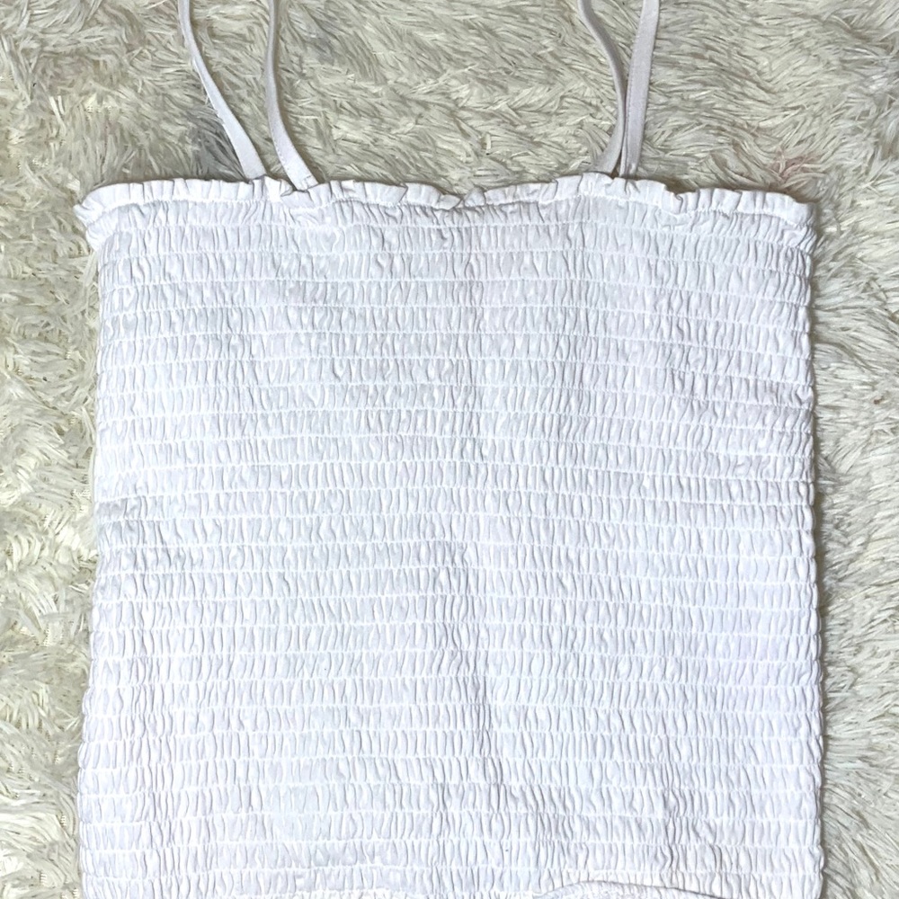 Ruffled halter top